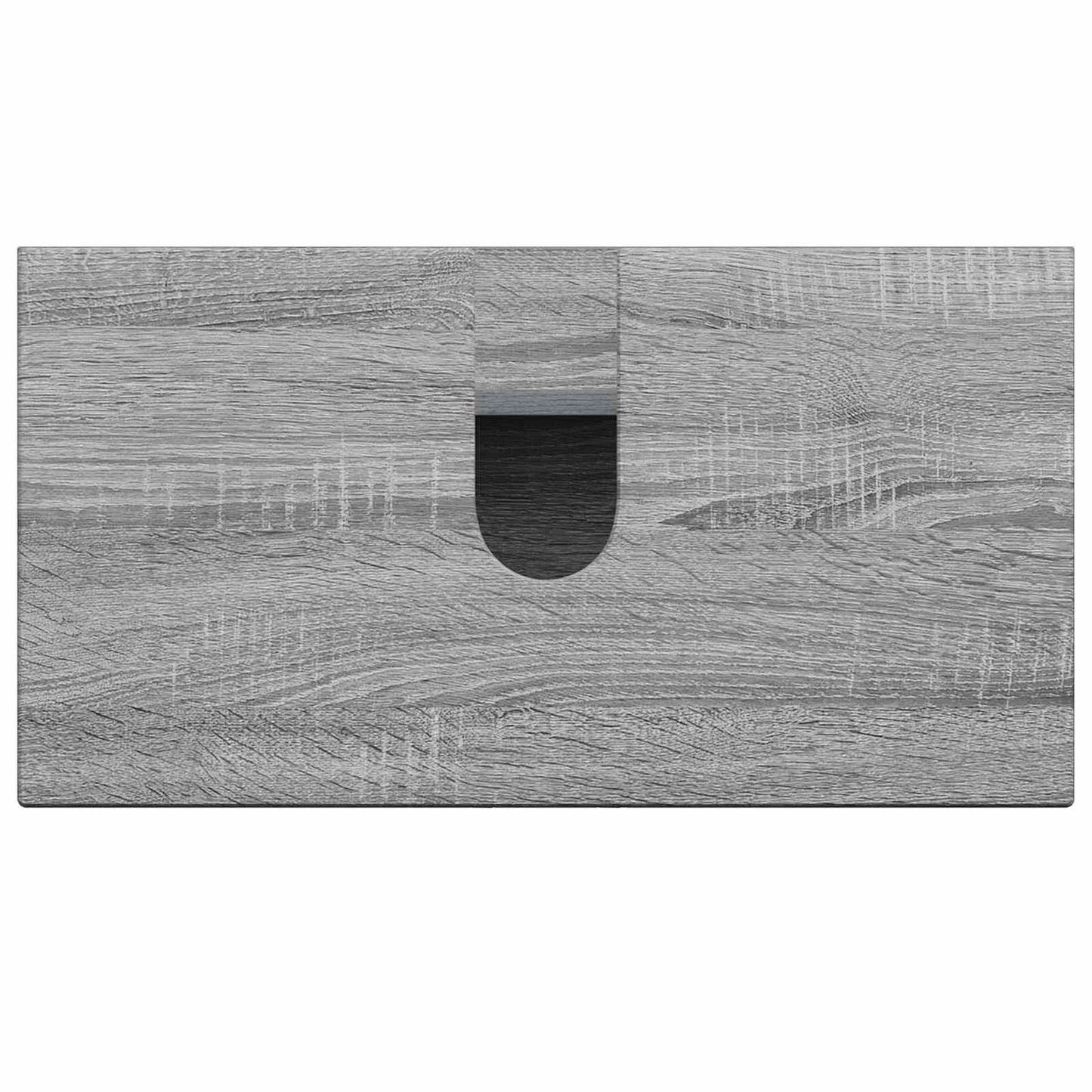 Bathroom Sink Cabinet DELFT Grey Sonoma 59.5 x 31.5x 59 cm