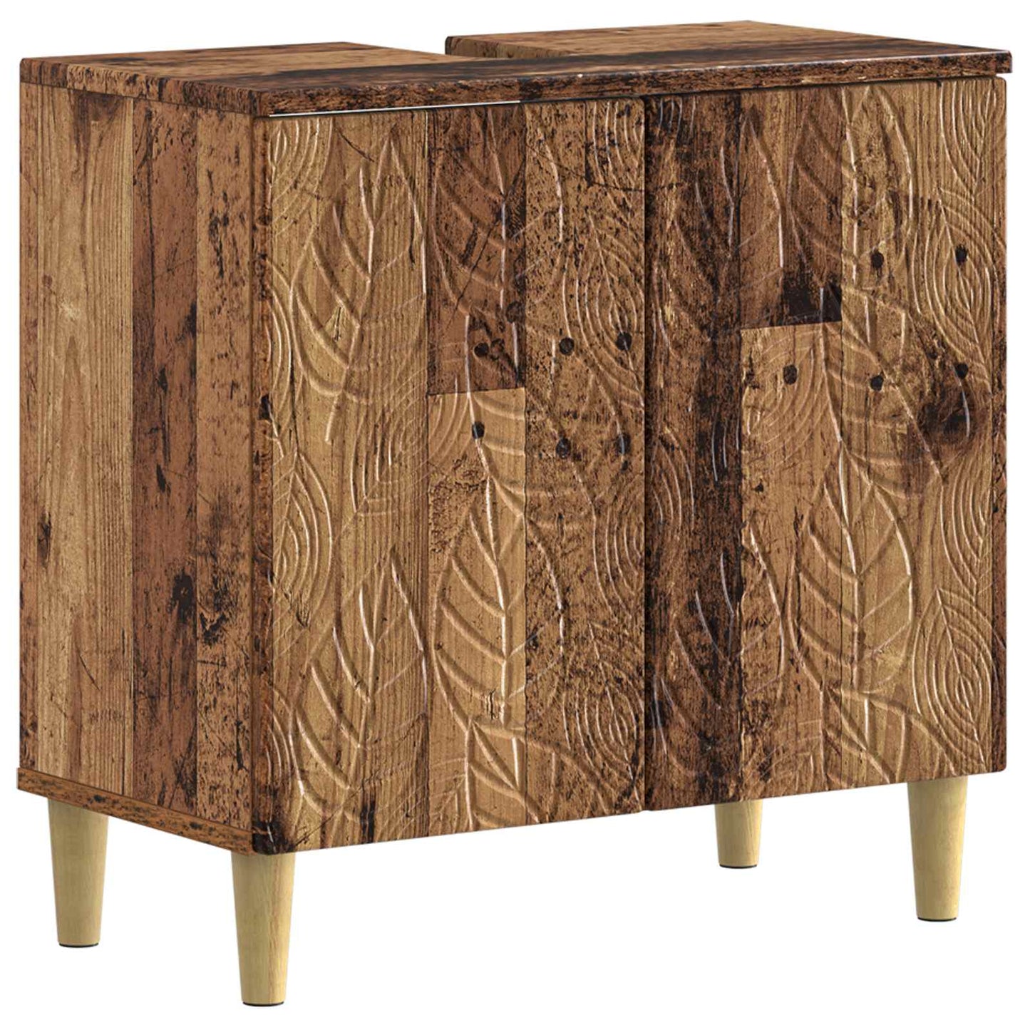 Bathroom Sink Cabinet DELFT Old Wood 59.5 x 31.5x 59 cm