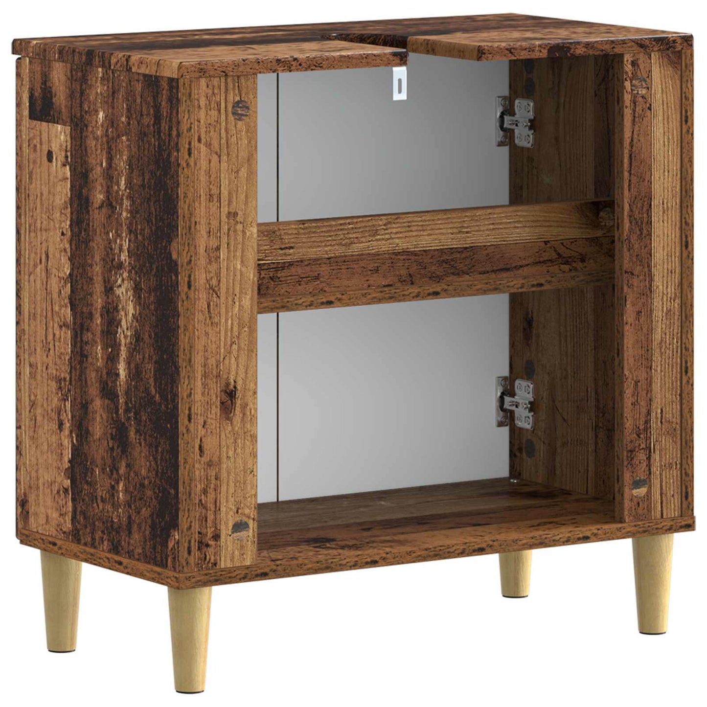 Bathroom Sink Cabinet DELFT Old Wood 59.5 x 31.5x 59 cm