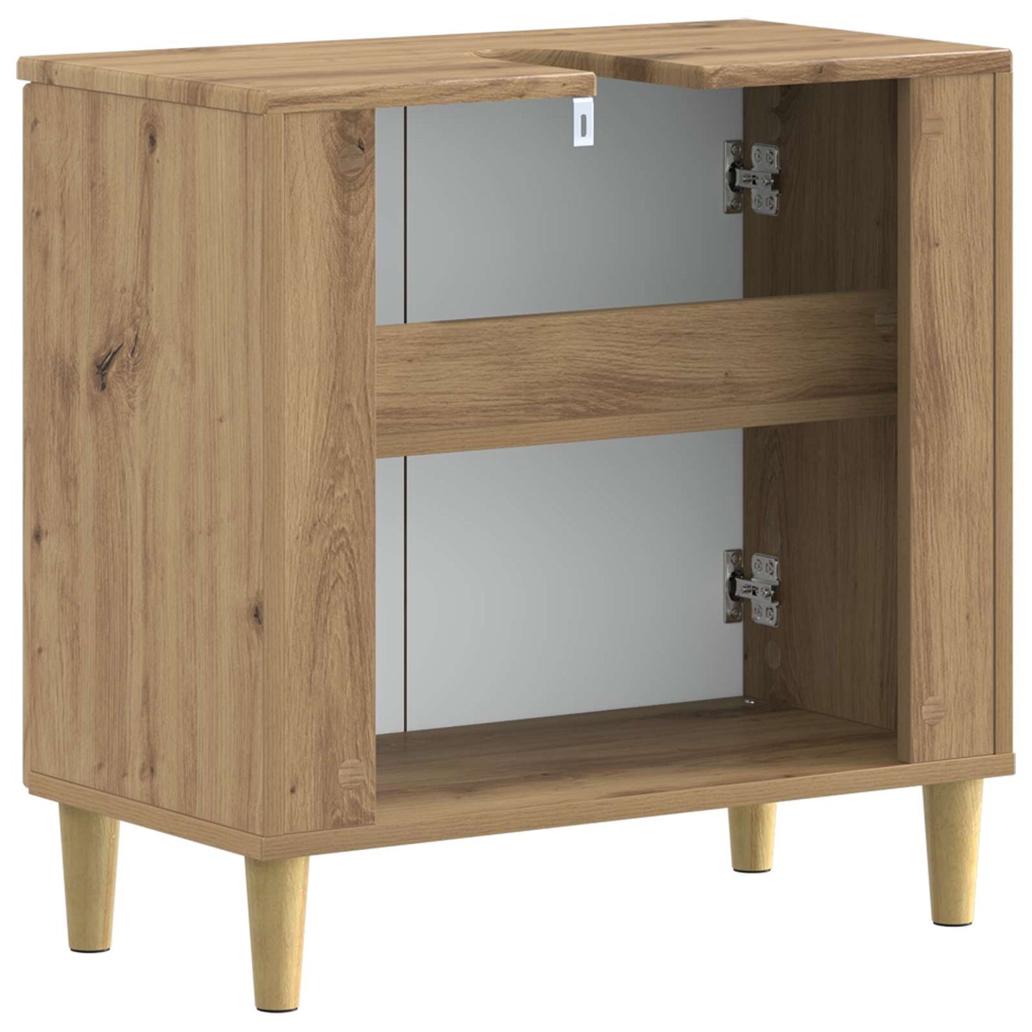 Bathroom Sink Cabinet DELFT Artisan Oak 59.5 x 31.5x 59 cm
