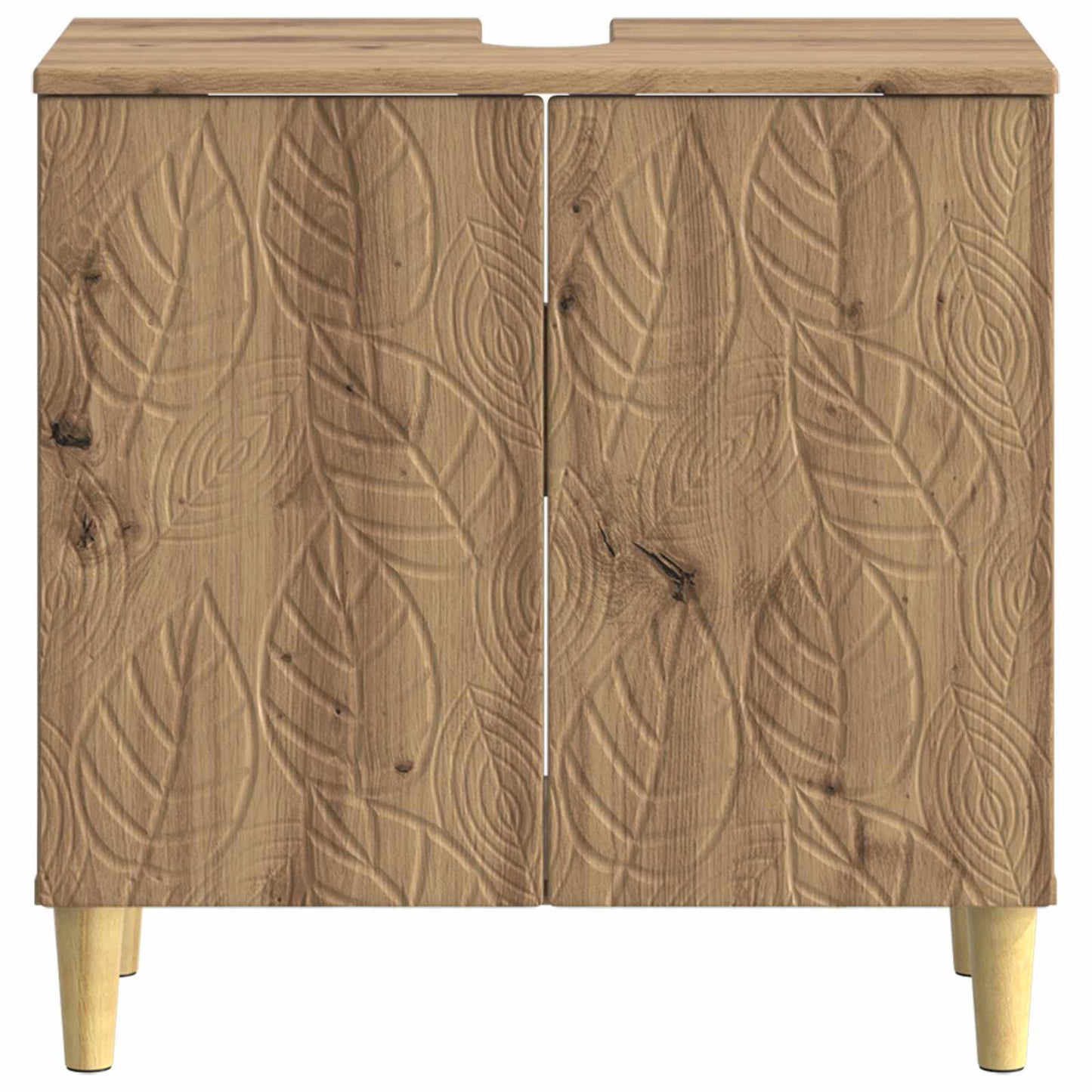 Bathroom Sink Cabinet DELFT Artisan Oak 59.5 x 31.5x 59 cm