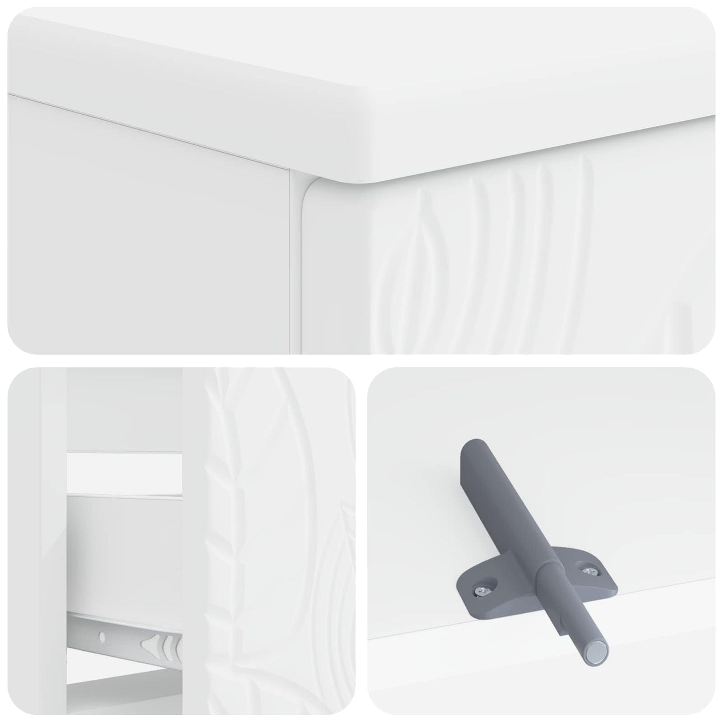 Bathroom Sink Cabinet DELFT White 82 x 41x 59 cm