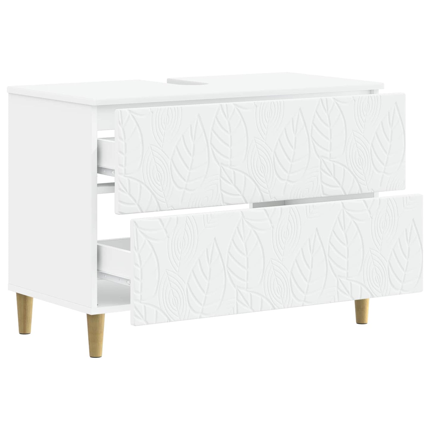 Bathroom Sink Cabinet DELFT White 82 x 41x 59 cm