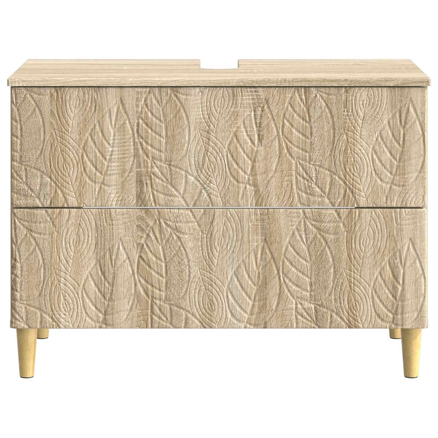 Bathroom Sink Cabinet DELFT Sonoma Oak 82 x 41x 59 cm