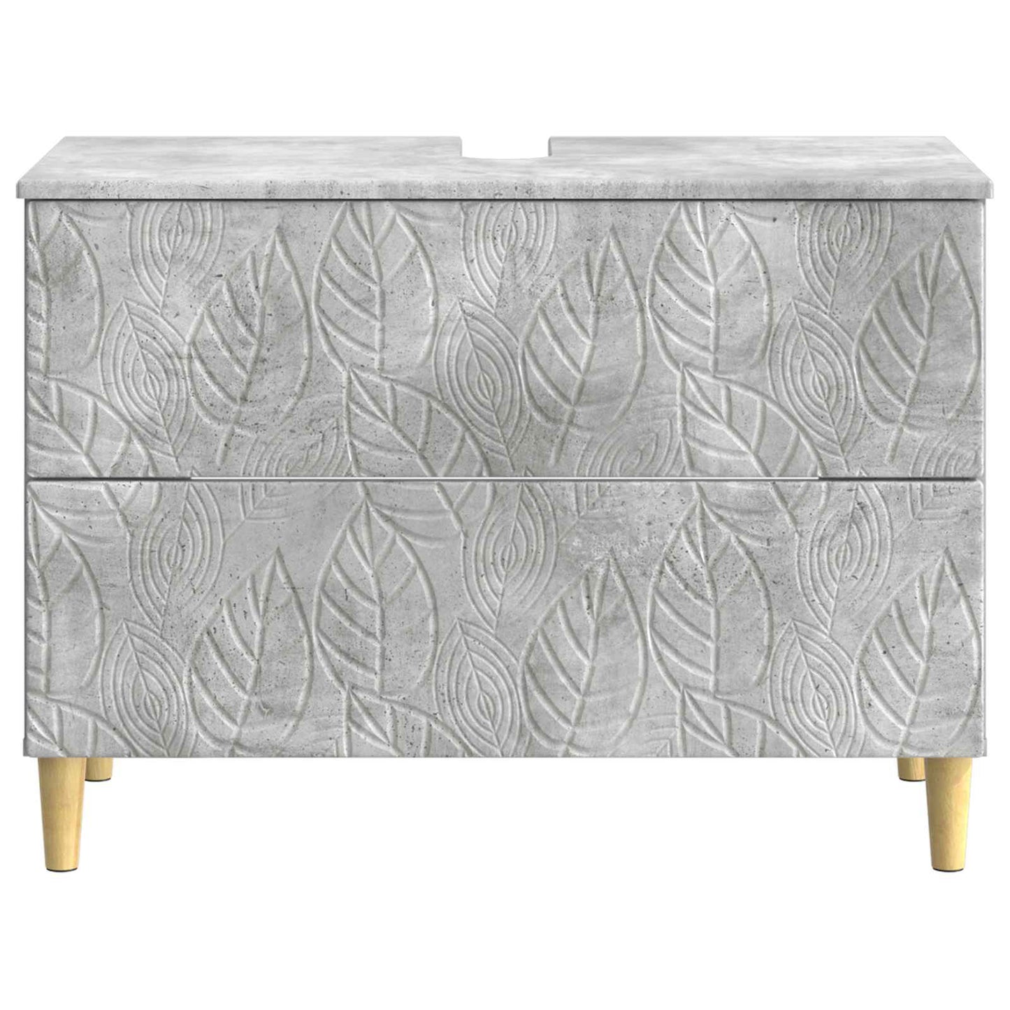 Bathroom Sink Cabinet DELFT Concrete Grey 82 x 41x 59 cm