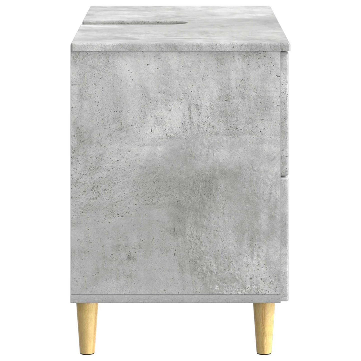 Bathroom Sink Cabinet DELFT Concrete Grey 82 x 41x 59 cm