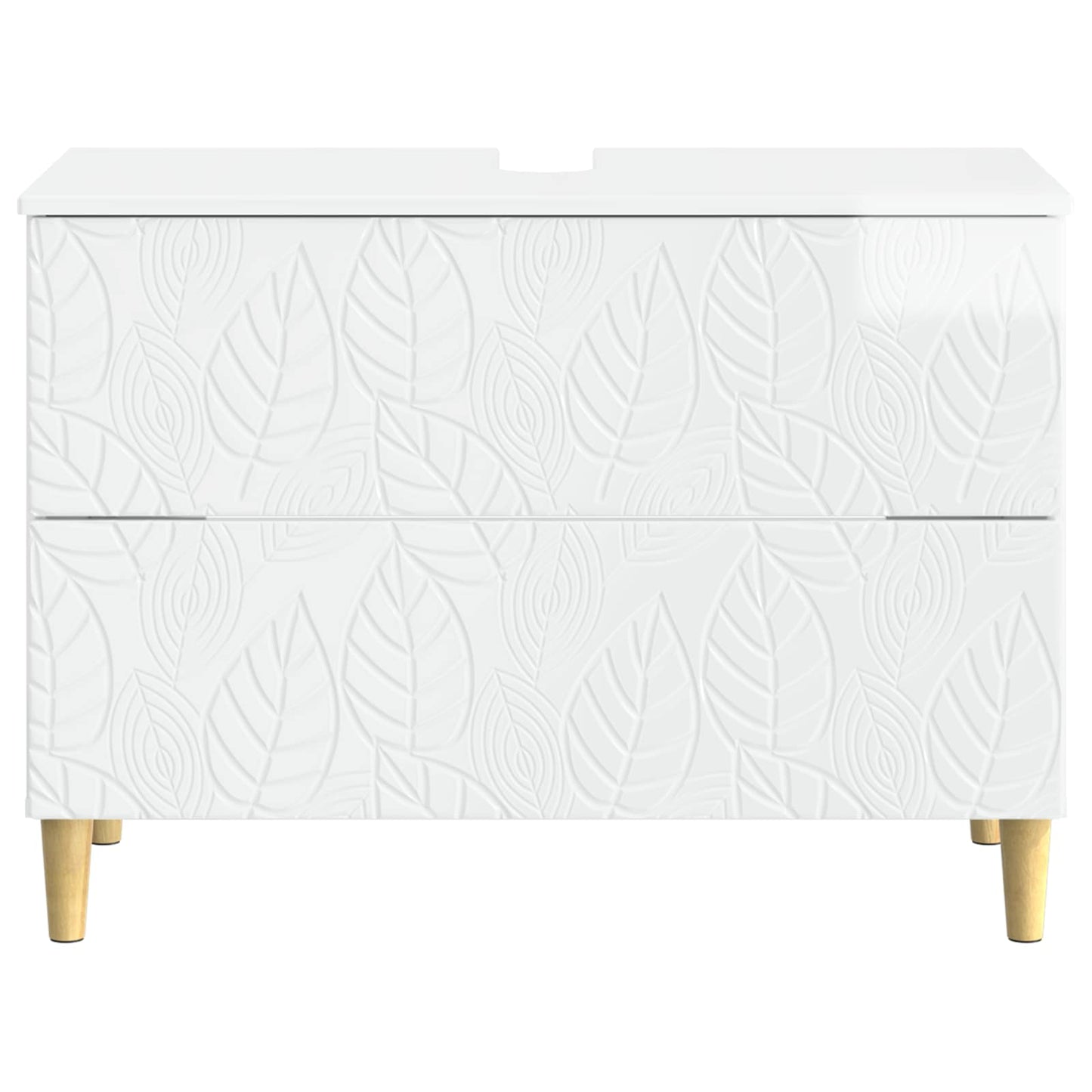 Bathroom Sink Cabinet DELFT High Gloss White 82 x 41x 59 cm