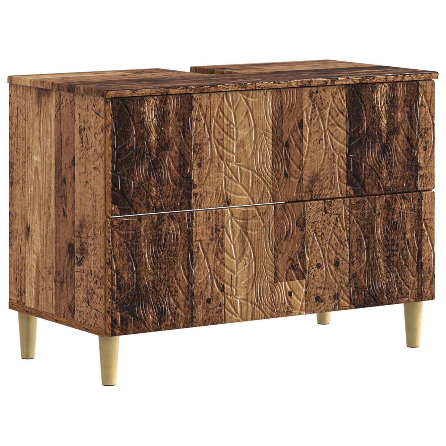 Bathroom Sink Cabinet DELFT Old Wood 82 x 41x 59 cm