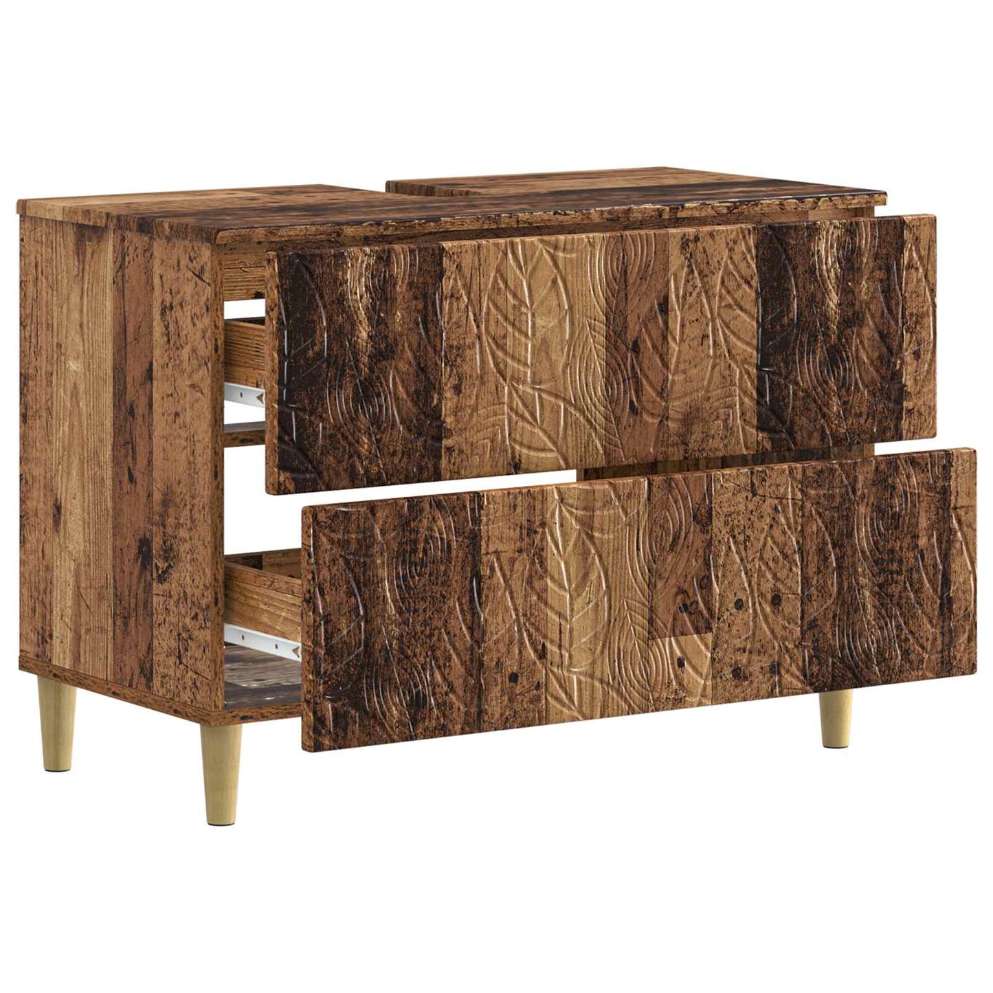Bathroom Sink Cabinet DELFT Old Wood 82 x 41x 59 cm