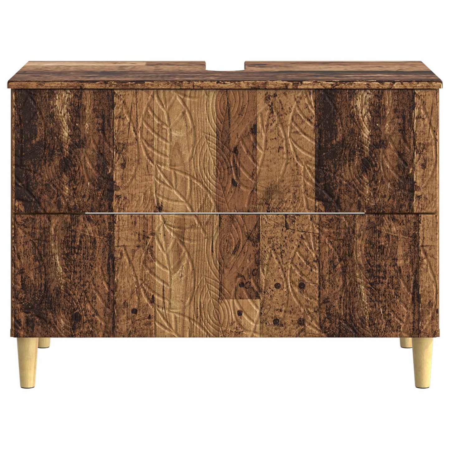 Bathroom Sink Cabinet DELFT Old Wood 82 x 41x 59 cm