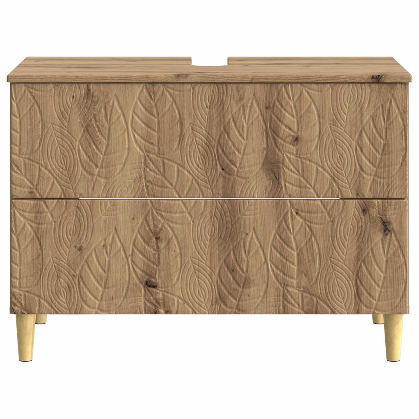 Bathroom Sink Cabinet DELFT Artisan Oak 82 x 41x 59 cm