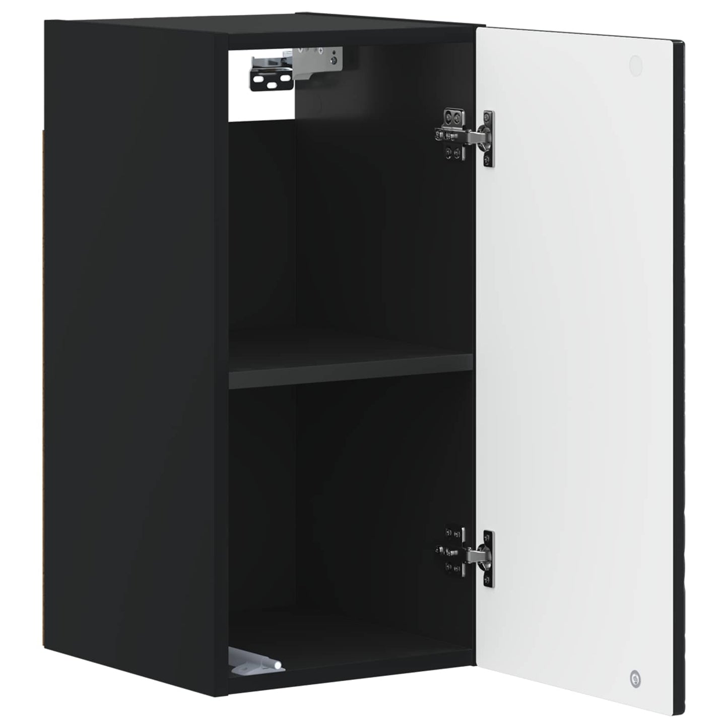 Bathroom Wall Cabinet DELFT Black 30 x 31 x 59 cm