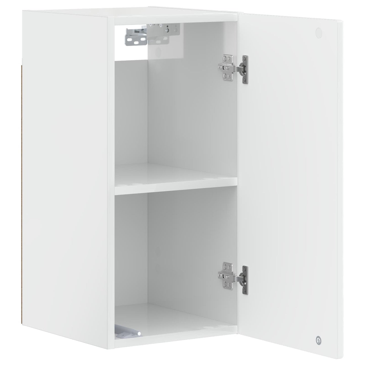 Bathroom Wall Cabinet DELFT High Gloss White 30 x 31 x 59 cm