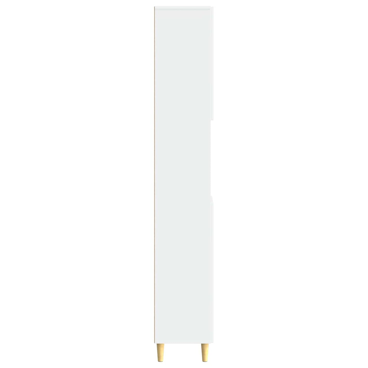 Bathroom Cabinet with Open Shelf DELFT White 30 x 31 x 190 cm