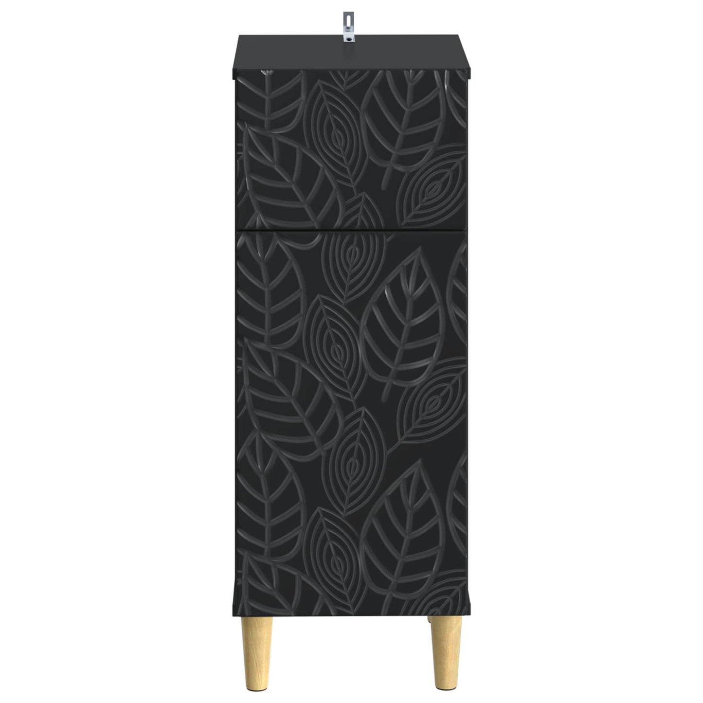 Bathroom Storage Cainet DELFT Black 30 x 31 x 80 cm