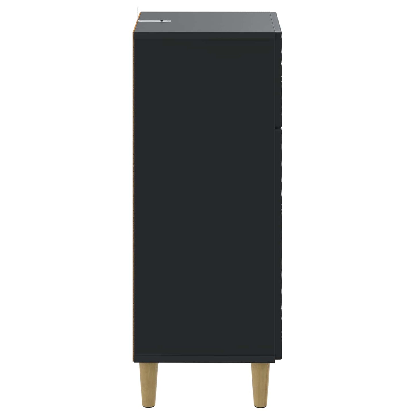 Bathroom Storage Cainet DELFT Black 30 x 31 x 80 cm
