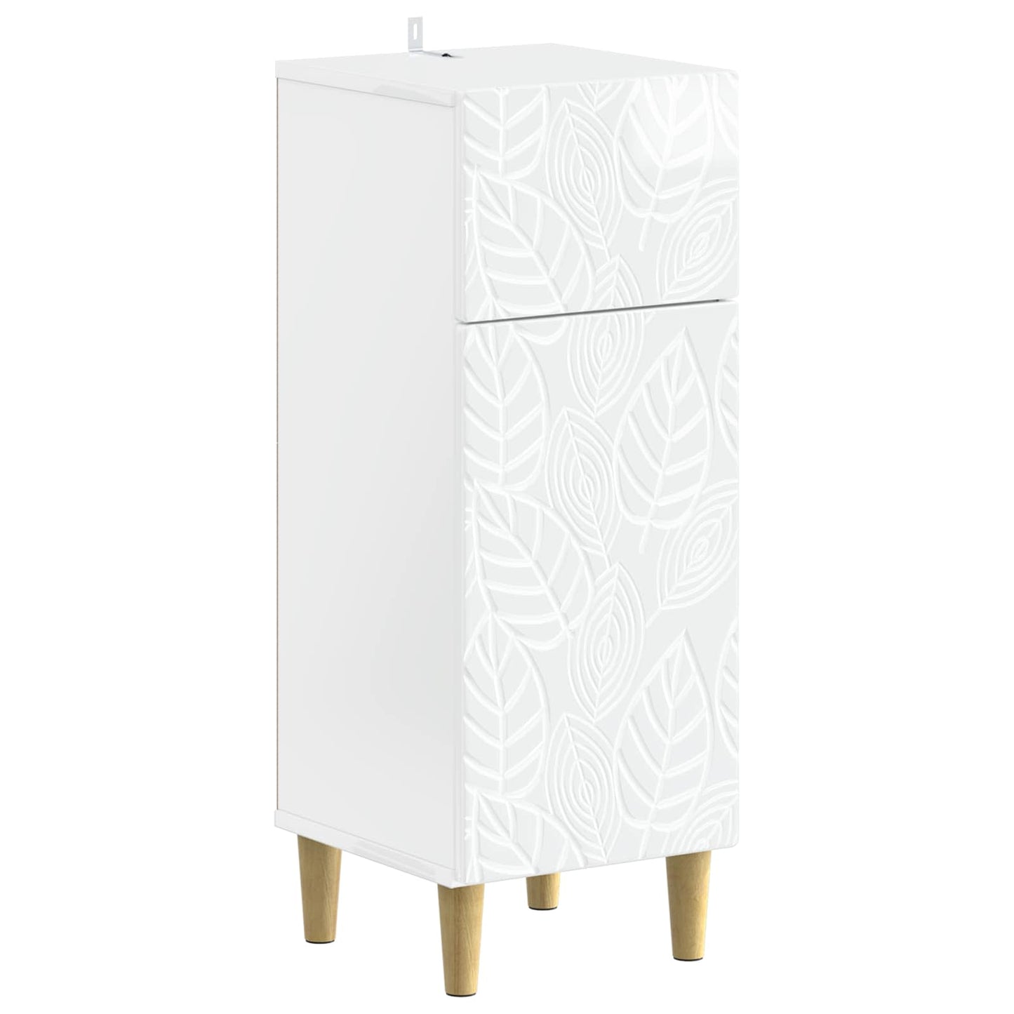 Bathroom Storage Cainet DELFT High Gloss White 30 x 31 x 80 cm