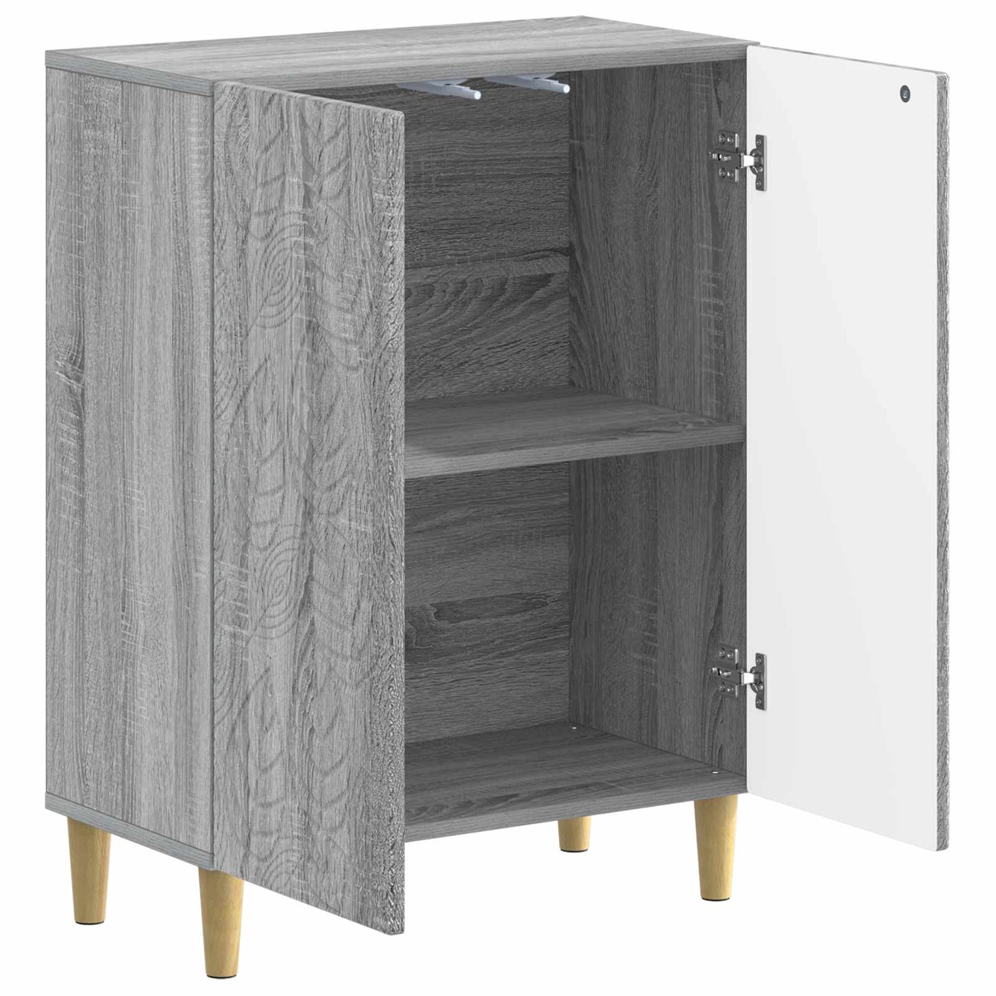 Bathroom Storage Cainet DELFT Grey Sonoma 59.5 x 31 x 80 cm