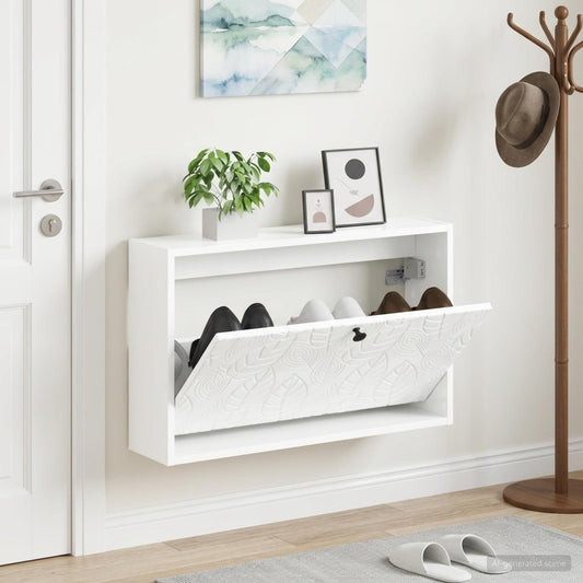 Wall-Mounted Shoe Cabinet DELFT 71 x 17 x 43 cm Engineered Wood