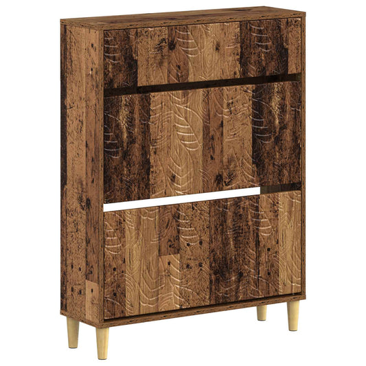 Shoe Cabinet DELFT 78 x 24 x 103 cm Engineered Wood Old Wood