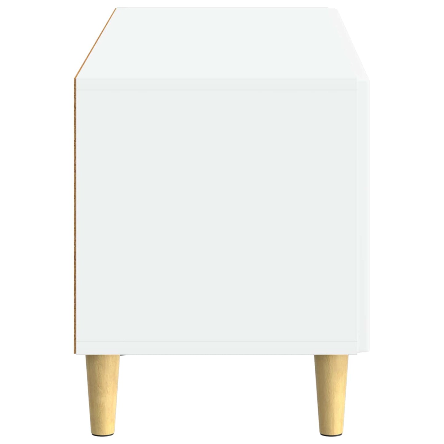 TV Cabinet White Engineered Wood