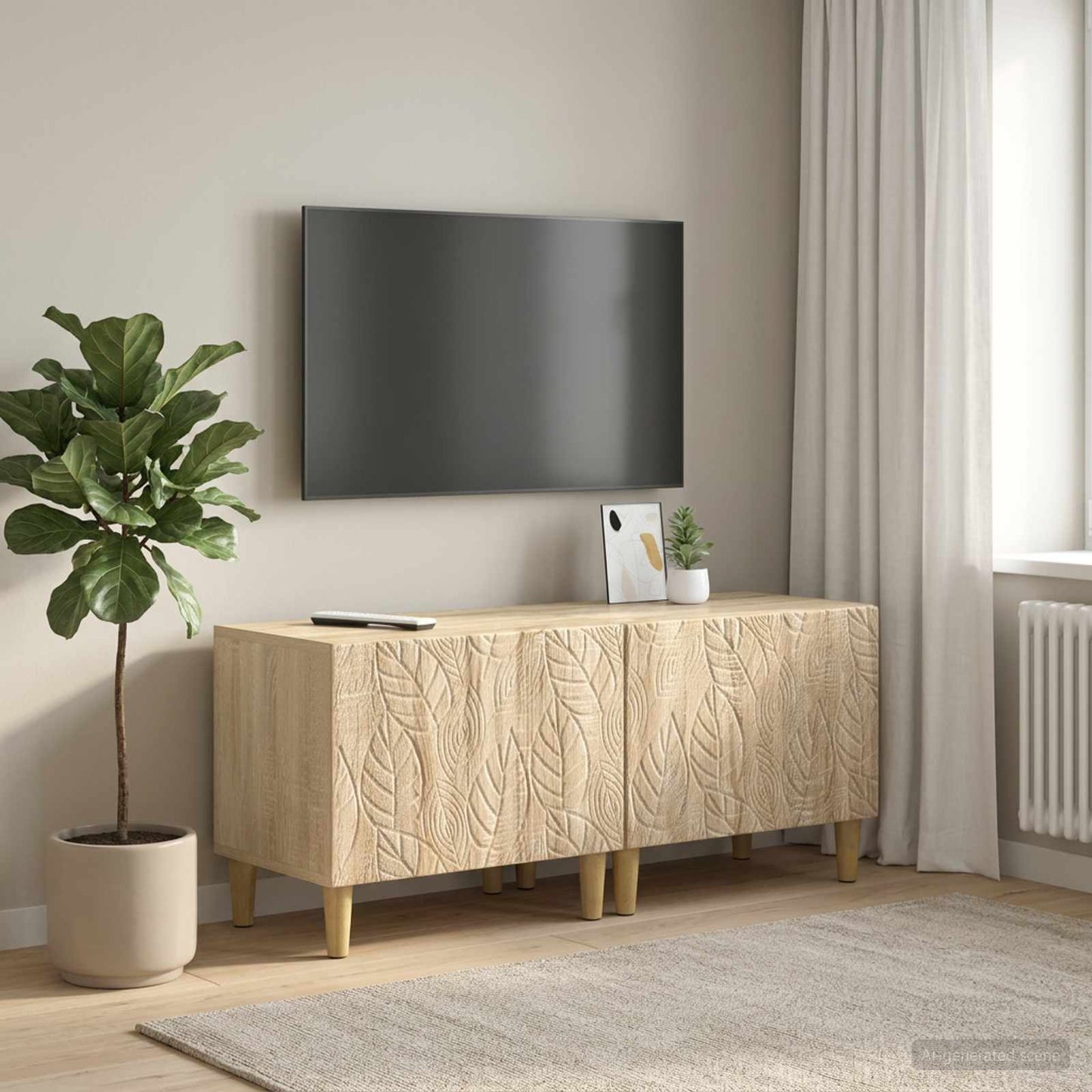 TV Cabinet Sonoma Oak Engineered Wood