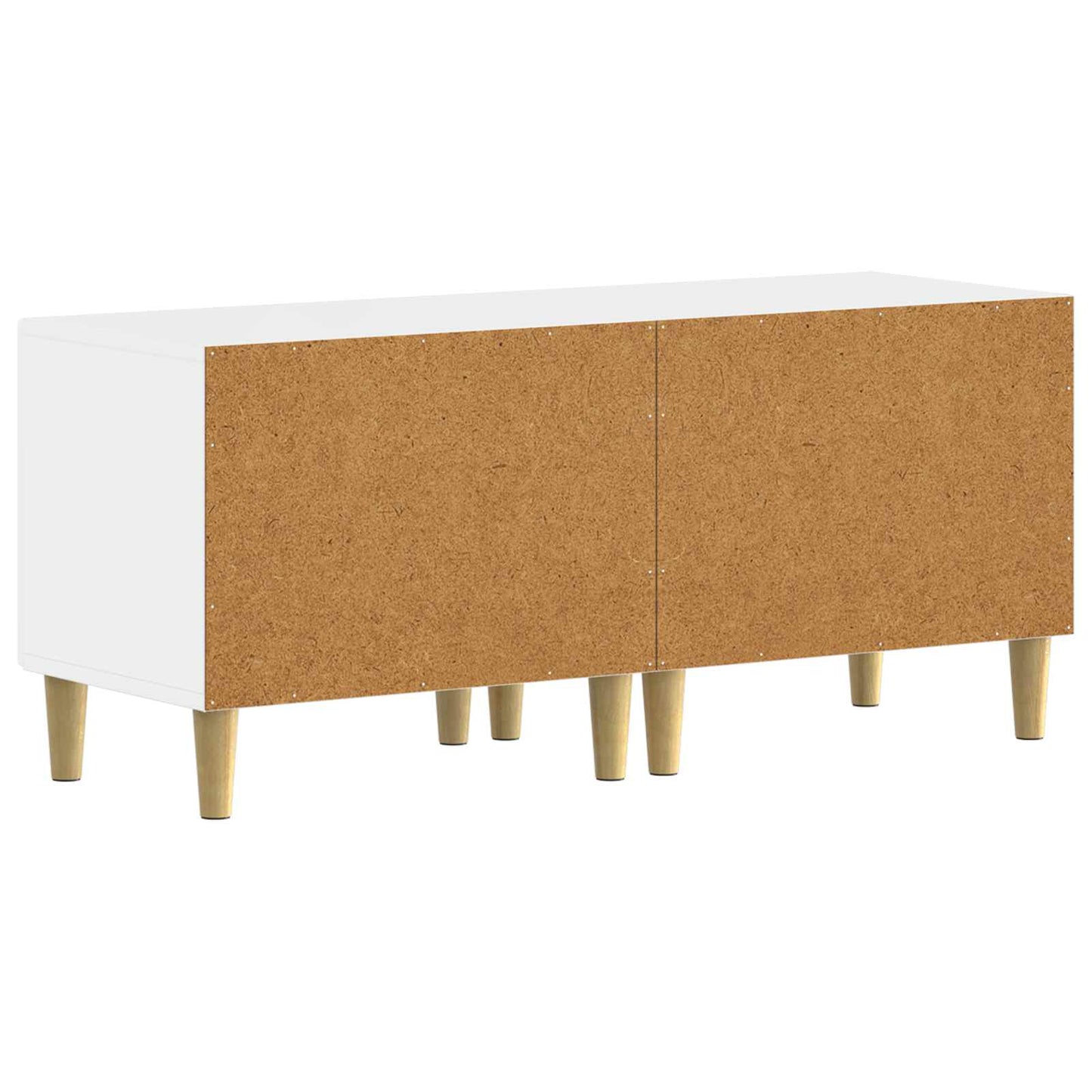 TV Cabinet High Gloss White Engineered Wood