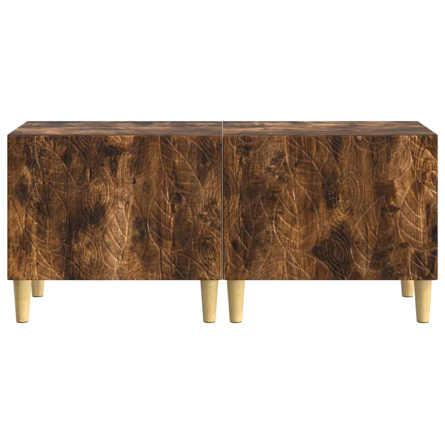 TV Cabinet Smoked Oak Engineered Wood