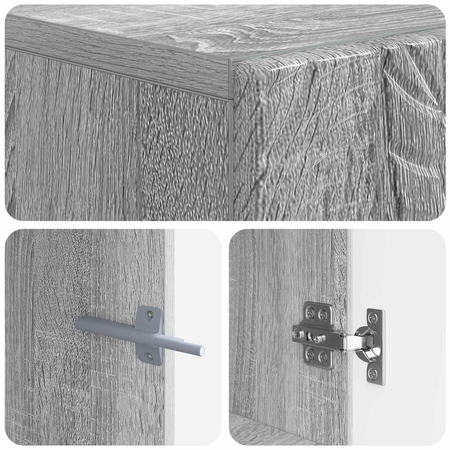 TV Cabinet Grey Sonoma Engineered Wood