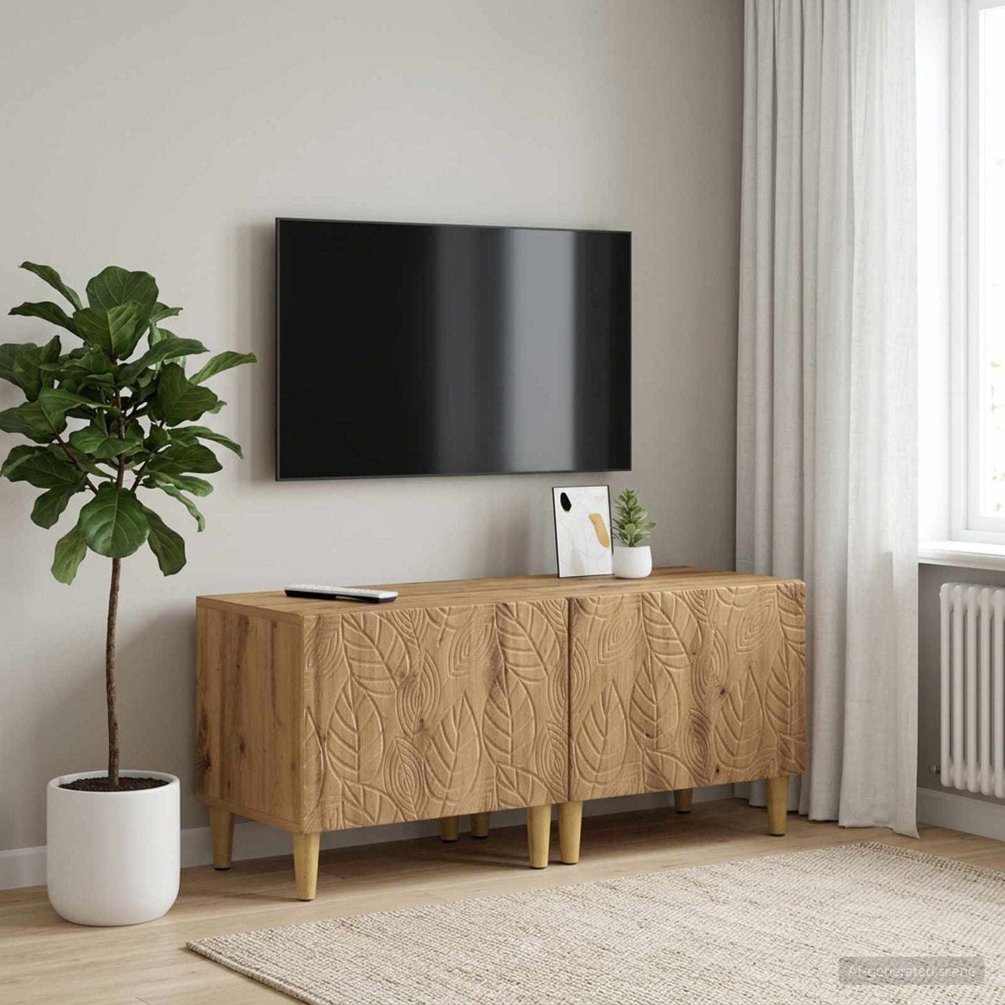 TV Cabinet Artisan Oak Engineered Wood