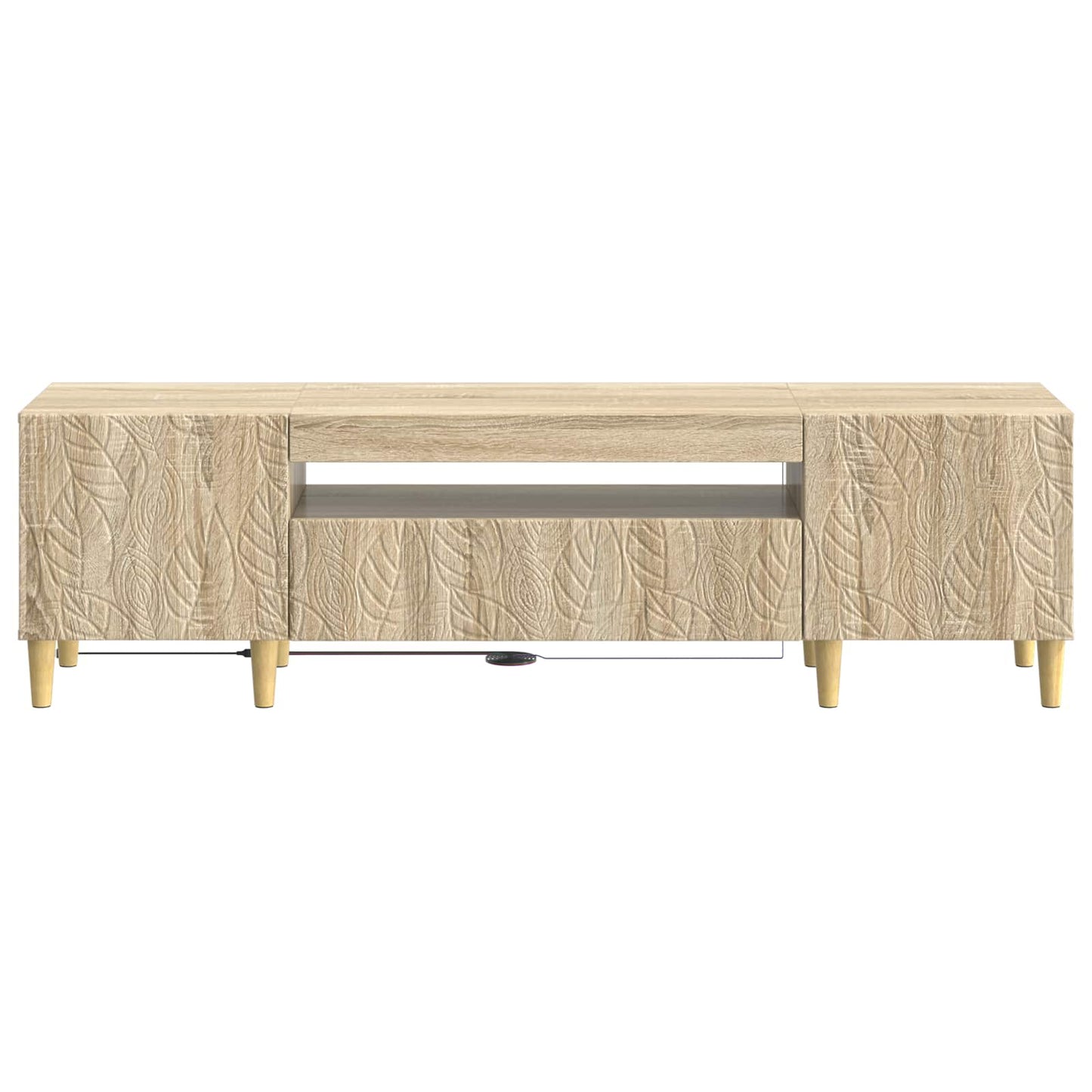 LED TV Cabinet Sonoma Oak Engineered Wood