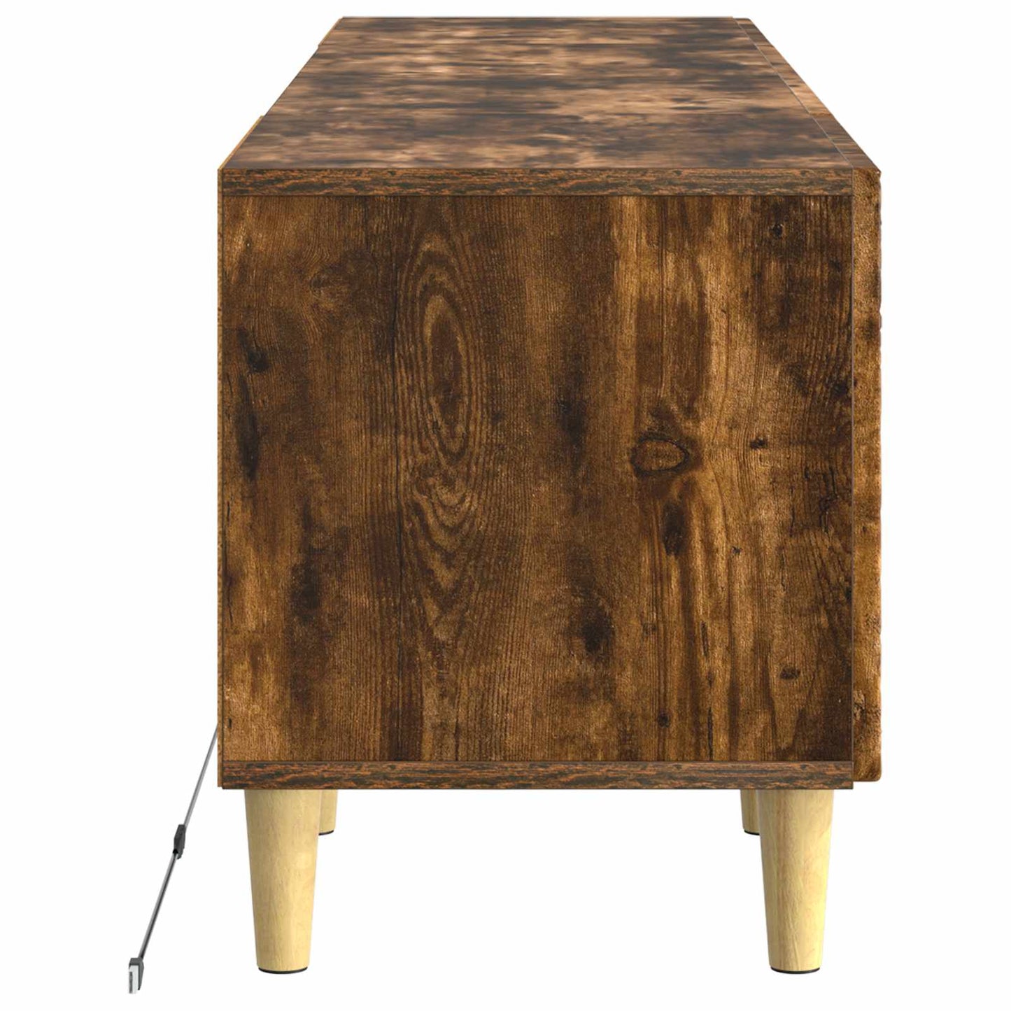 LED TV Cabinet Smoked Oak Engineered Wood