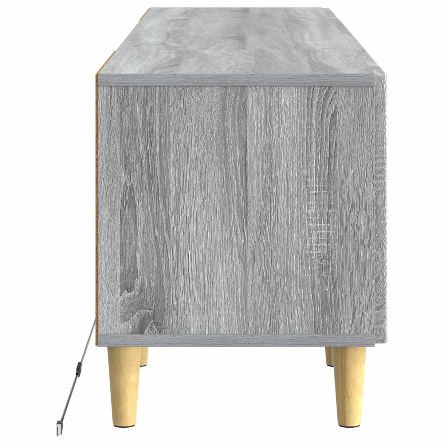 LED TV Cabinet Grey Sonoma Engineered Wood