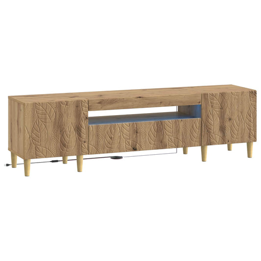 LED TV Cabinet Artisan Oak Engineered Wood