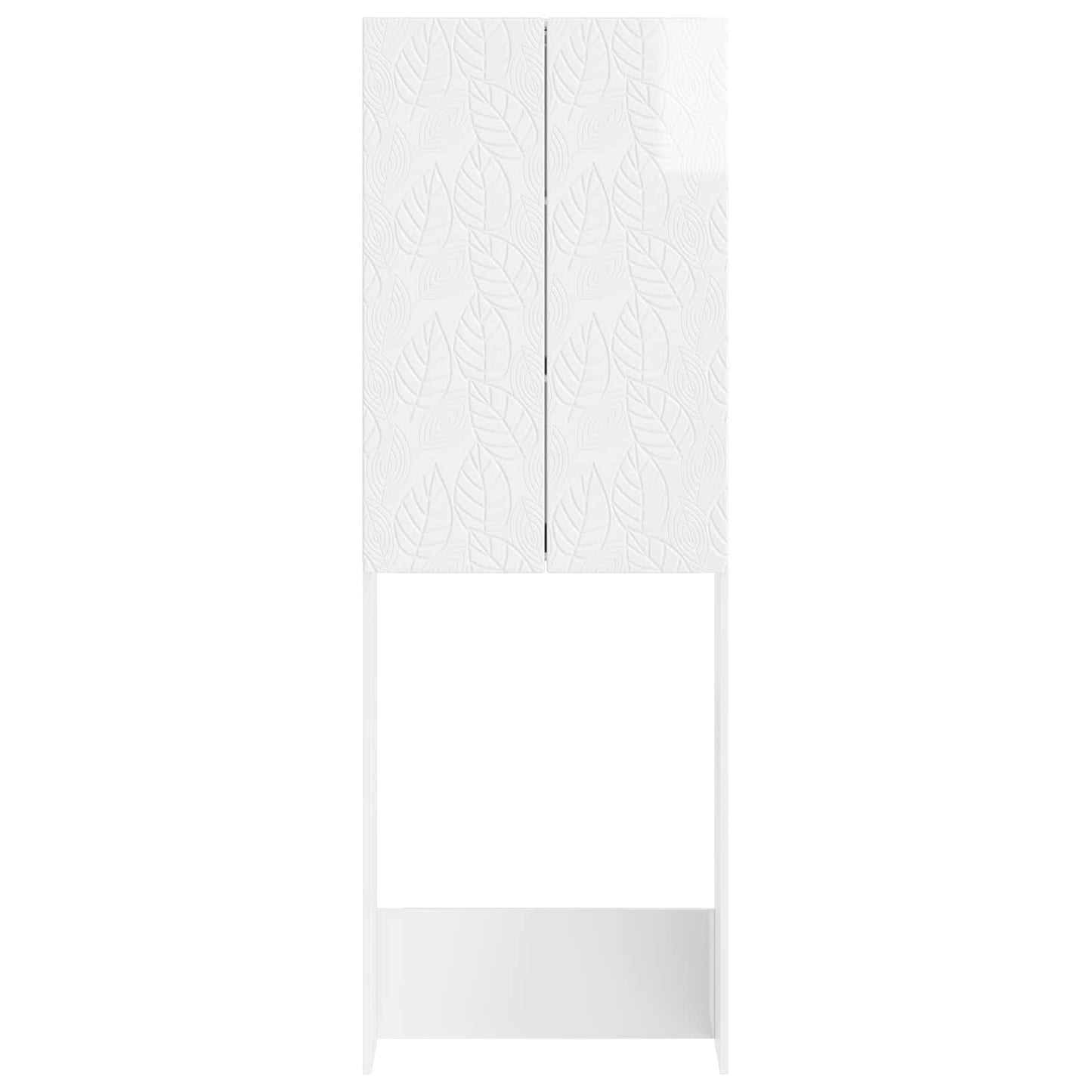 Toilet Cabinet DELFT High Gloss White 66 x 25.5 x 190 cm