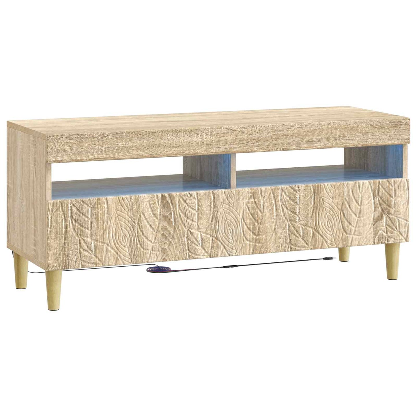 LED TV Cabinet Sonoma Oak Engineered Wood