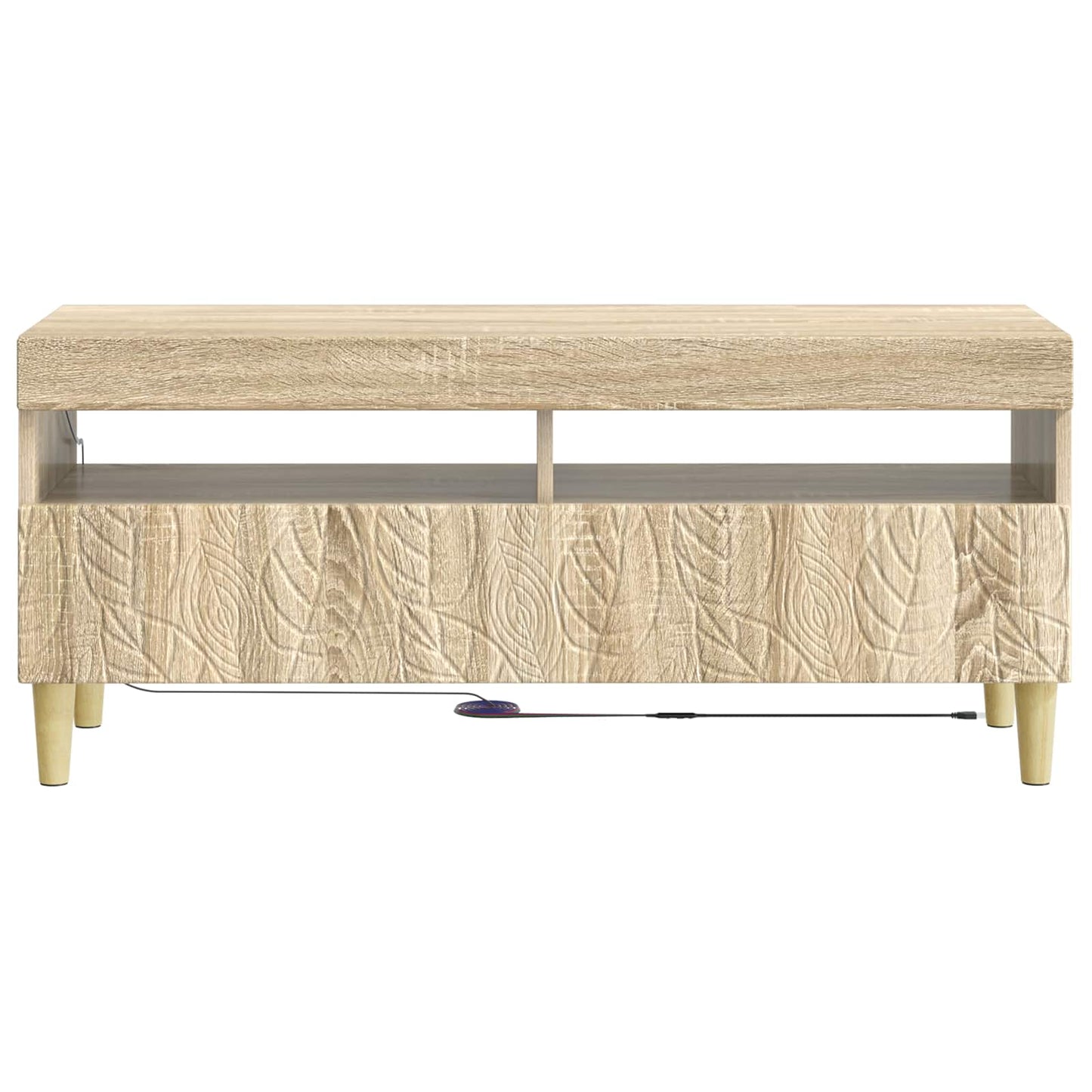 LED TV Cabinet Sonoma Oak Engineered Wood