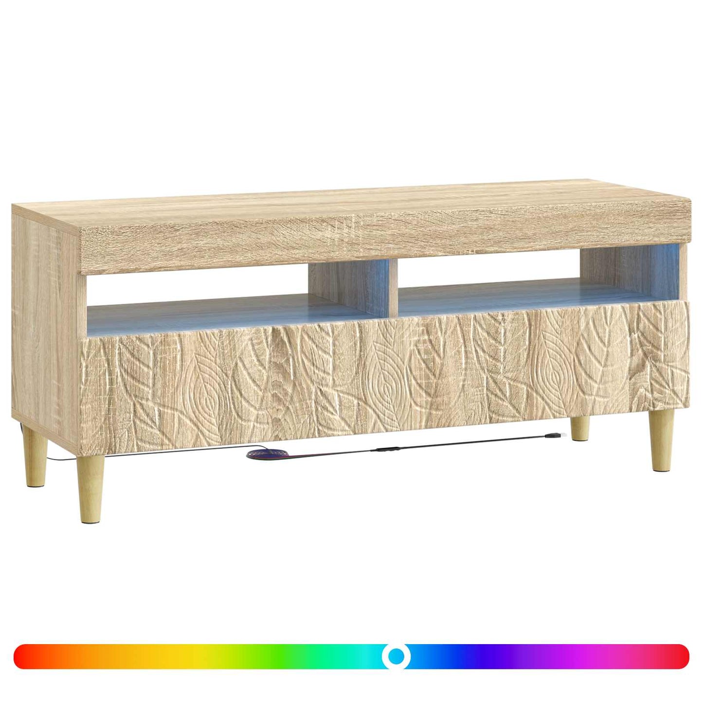 LED TV Cabinet Sonoma Oak Engineered Wood