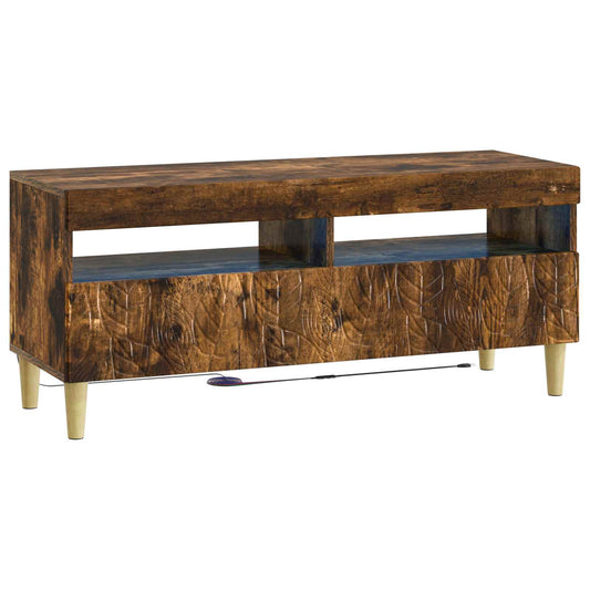 LED TV Cabinet Smoked Oak Engineered Wood