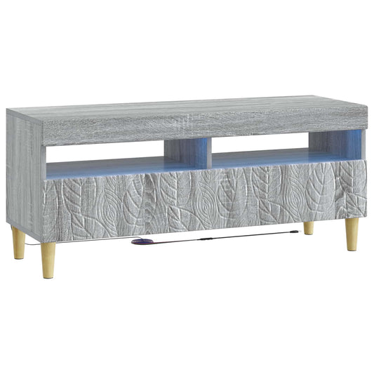 LED TV Cabinet Grey Sonoma Engineered Wood
