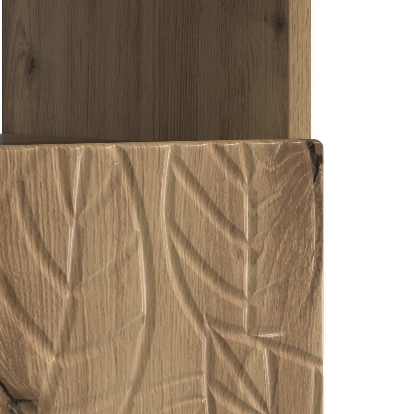 LED TV Cabinet Artisan Oak Engineered Wood
