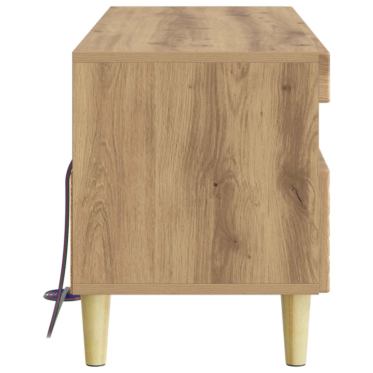 LED TV Cabinet Artisan Oak Engineered Wood