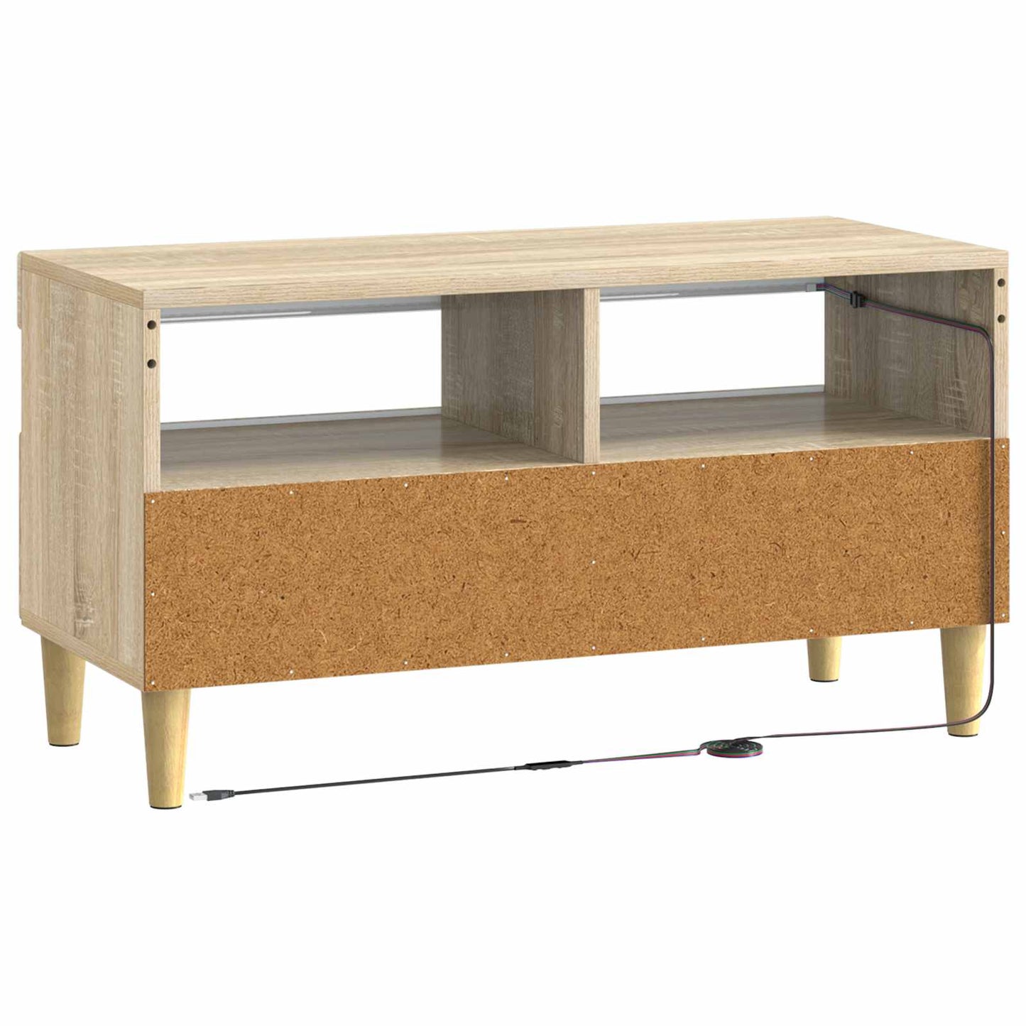 LED TV Cabinet Sonoma Oak Engineered Wood