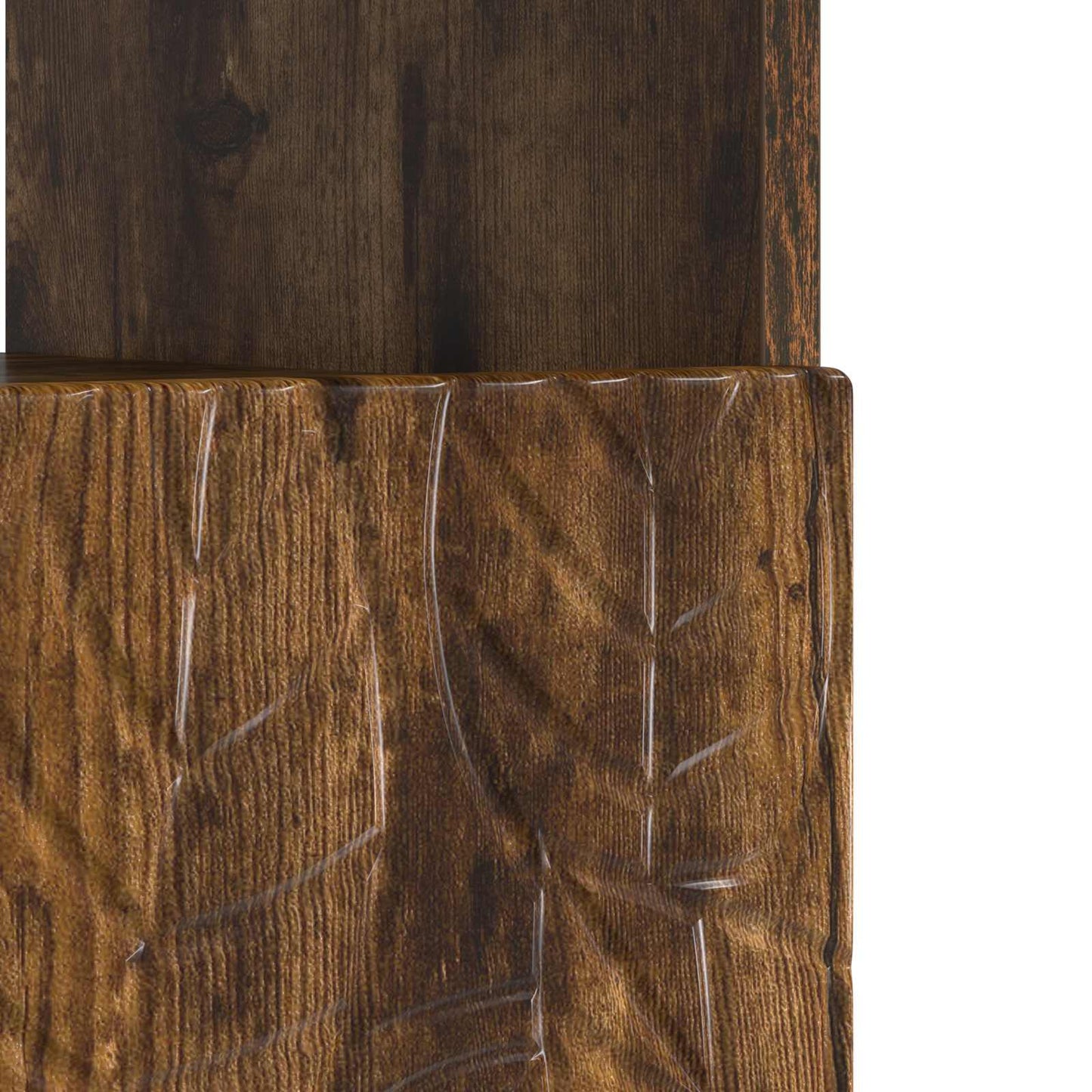 LED TV Cabinet Smoked Oak Engineered Wood