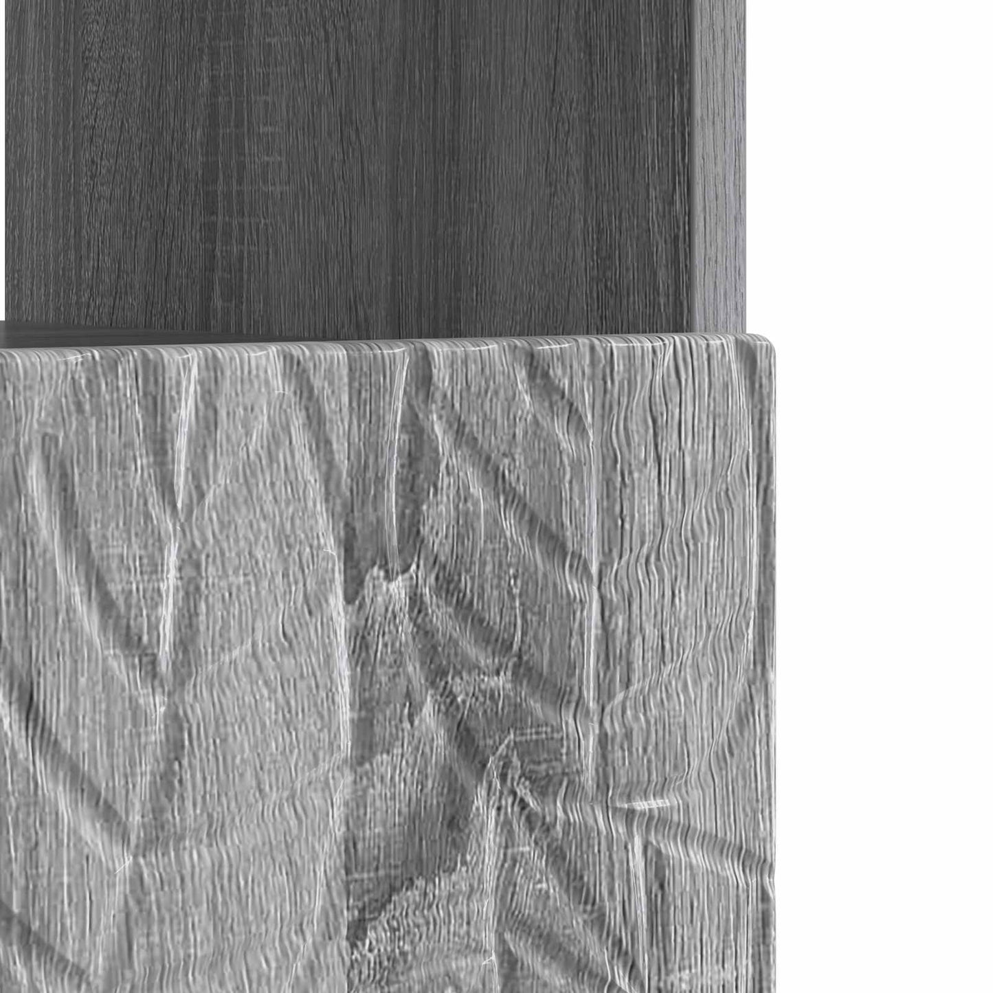 LED TV Cabinet Grey Sonoma Engineered Wood