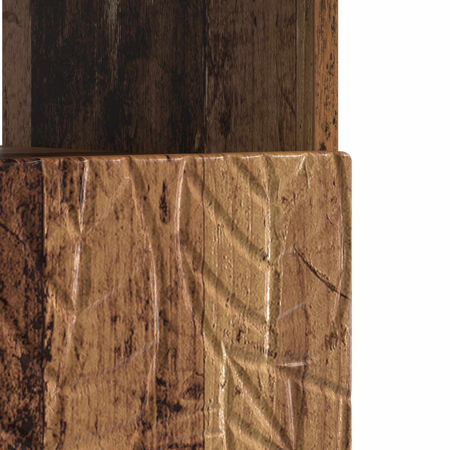LED TV Cabinet Old Wood Engineered Wood