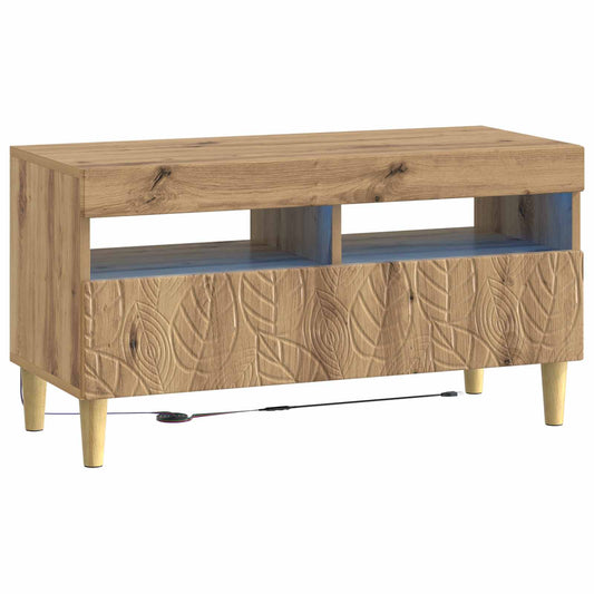 LED TV Cabinet Artisan Oak Engineered Wood