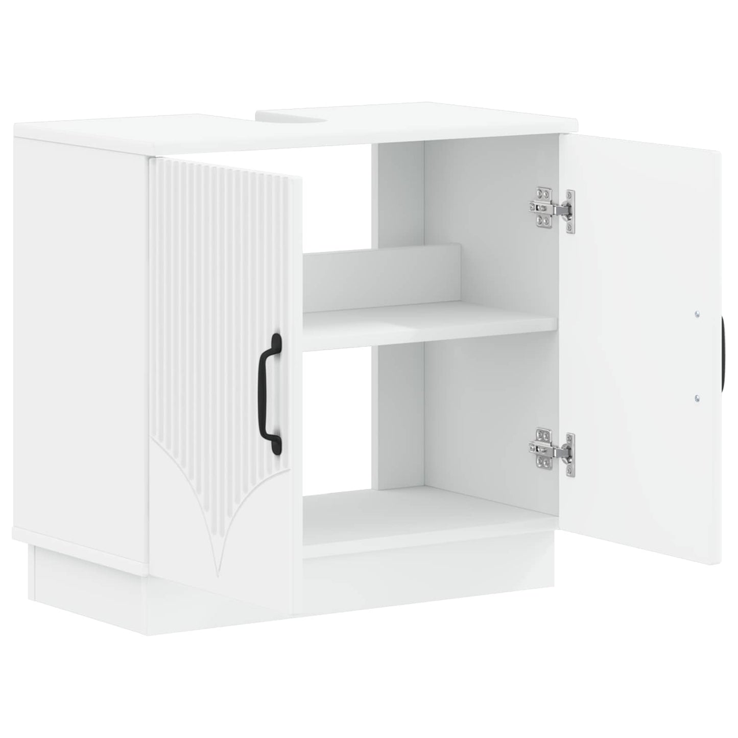 Bathroom Sink Cabinet HOORN White 59.5 x 31.5x 56 cm