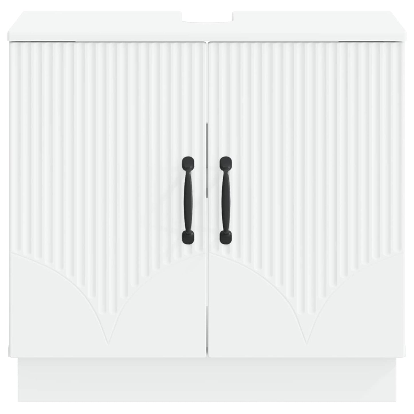 Bathroom Sink Cabinet HOORN White 59.5 x 31.5x 56 cm