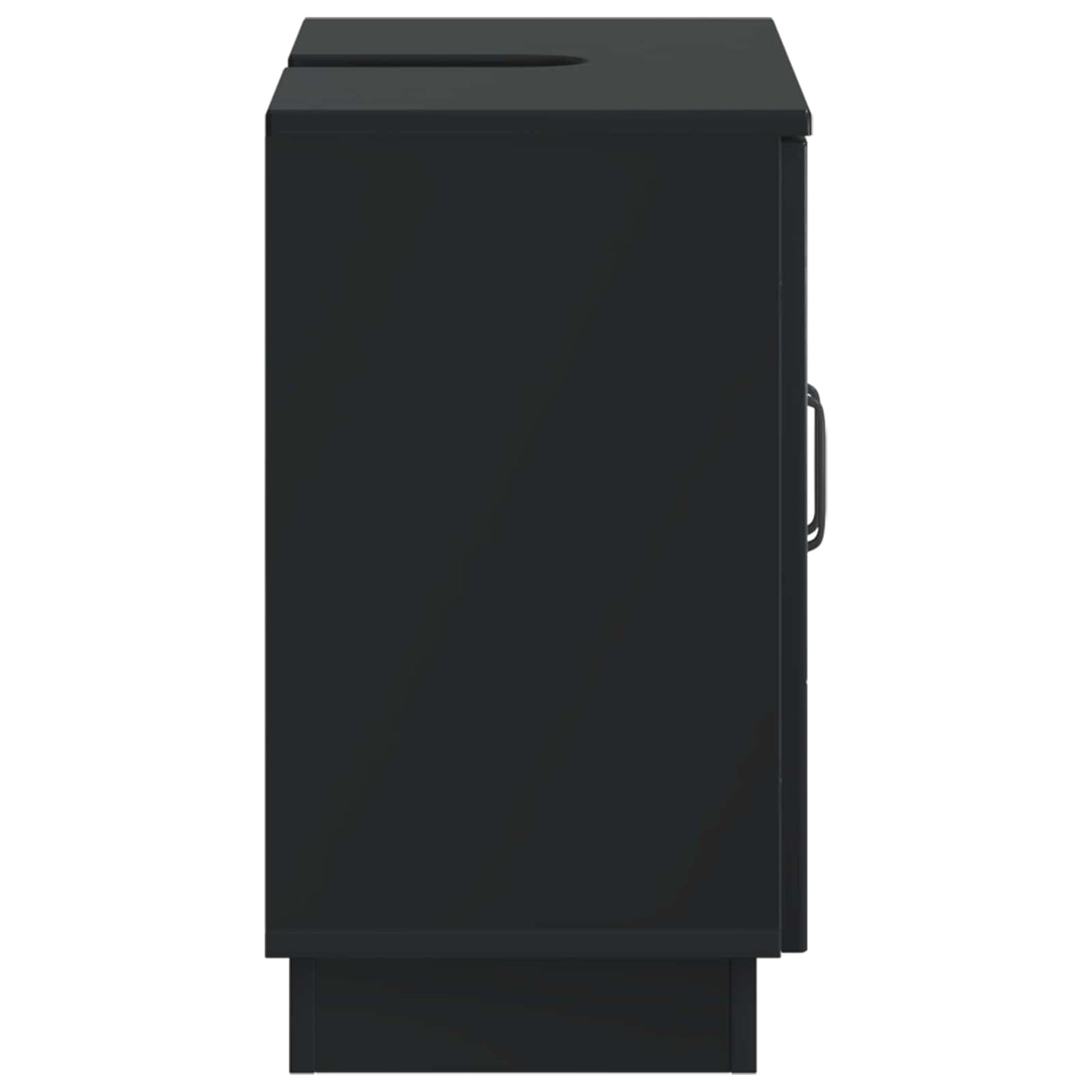 Bathroom Sink Cabinet HOORN Black 59.5 x 31.5x 56 cm